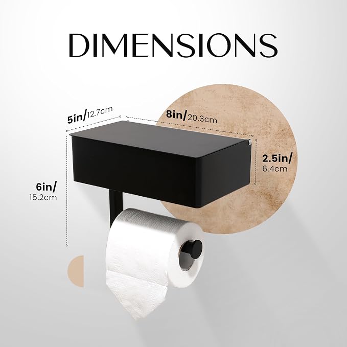 Day Moon™ - Toilet Paper Holder - Modern Roll Holder - Image 6