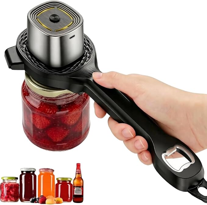 Electric Jar Opener, Bottle Opener, Smoothly Electric Adjustable Design by Unknown