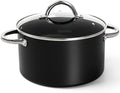 MICHELANGELO Stock Pot with Lid, Nonstick Cooking Pot, 6 Quart Soup Pot with Lid by Michelangelo