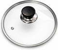 8 Inch Glass Lid for Frying Pan – Tempered Transparent Pot Lid by Unknown