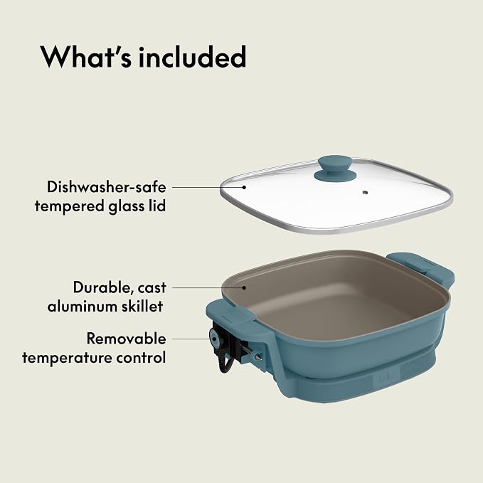 bella Make & Take Electric Skillet, Fits-anywhere™ kitchenware, EverGood™ - Image 6