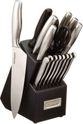 CUISINART Block Knife Set, Lightweight, Stainless Steel, Durable & Dishwasher by Cuisinart