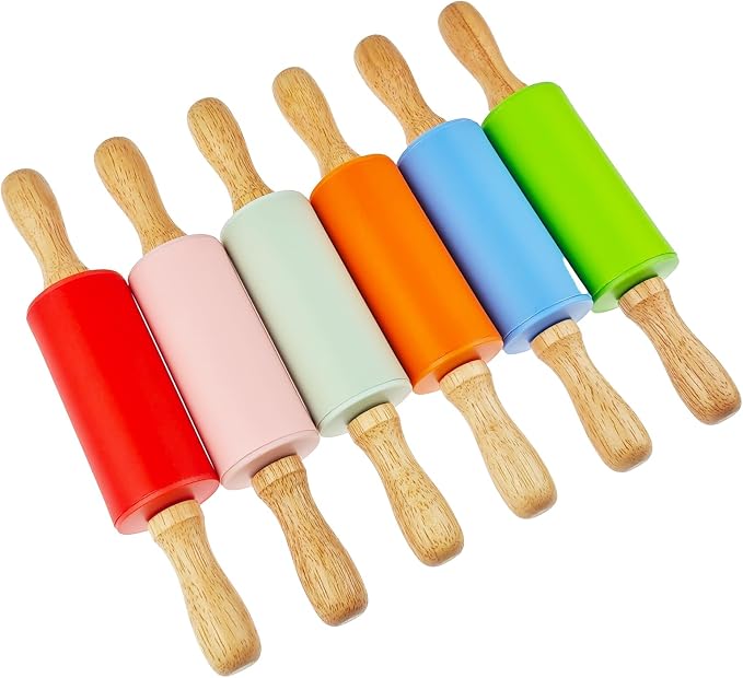 12 Pack Small Rolling Pin for Kids, 9 Inch Kids Rolling Pin for Home Kitchen - Image 7
