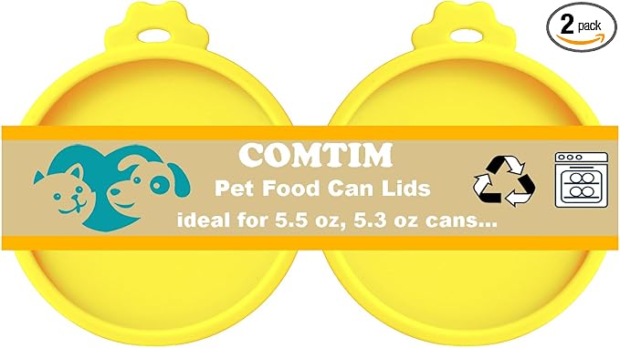 Comtim Cat Food Can Covers Lids by COMTIM