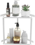 Jesginboo 2 Tier Bathroom Counter Organizer, Vanity Organizer Corner Shelf by Jesginboo