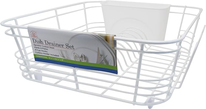 Better Houseware Dish Drying Rack, Space-Saving Dish Drainer Rack by BetterHouseware