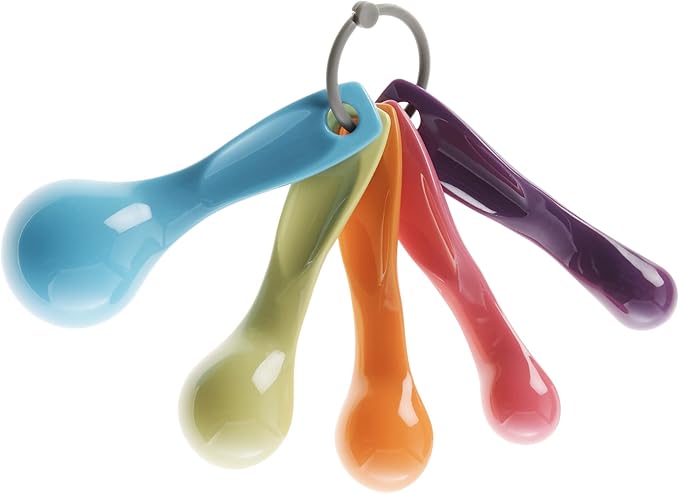 R&M International Colorful Measuring Spoons, 5-Piece Set - Image 5