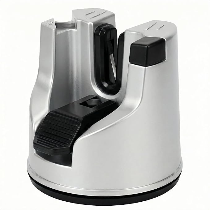 Knife Sharpener for Kitchen Knives, 3-Stage Suction Cup Sharpening Tool for by Unknown