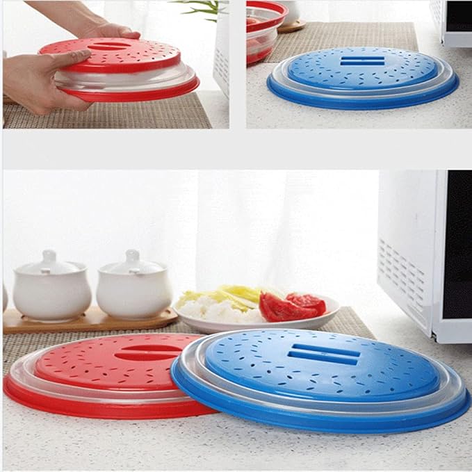 Collapsible Microwave Splatter Cover, 10.5 Inch, Dishwasher-safe, Microwave - Image 3