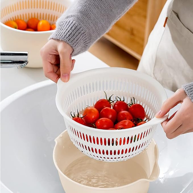 2 in 1 Kitchen Colander Set - Image 8