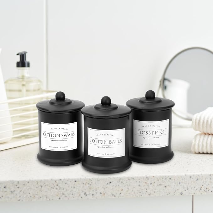 Volisnova 2 Pack Farmhouse Apothecary Jars - Image 4