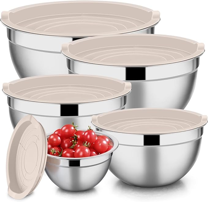 E-far Stainless Steel Mixing Bowls by E-far
