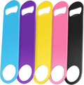 WEGAZ-5 Pack 7 Inches Large Colorful Beer Bottle Openers，Stainless Steel by WEGAZ
