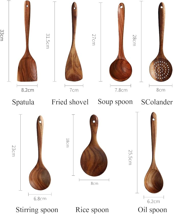 Messon Wooden Spoons for Cooking - Image 2