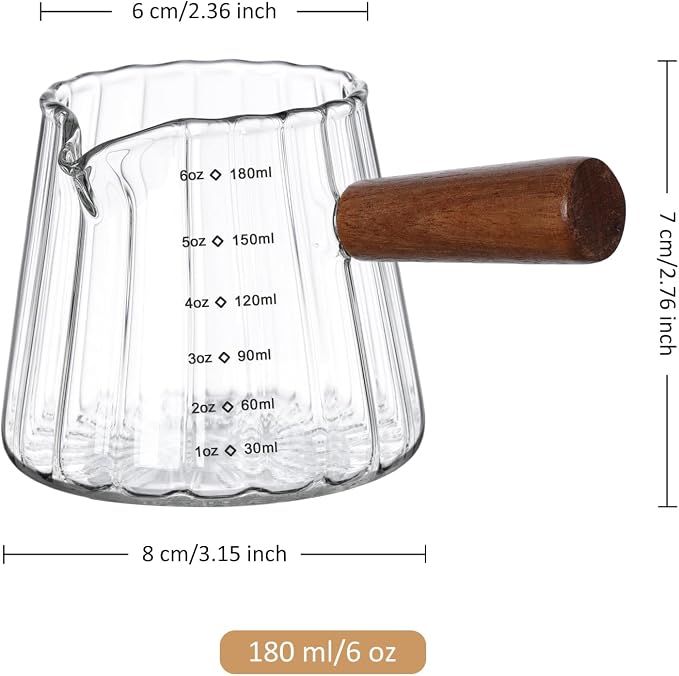 Joeyan 6 oz Glass Measuring Cups - Image 6