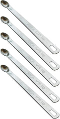 5PCS 1/16 Teaspoon Single Tiny Measuring Spoon, Small Individual Stainless by BERYLER