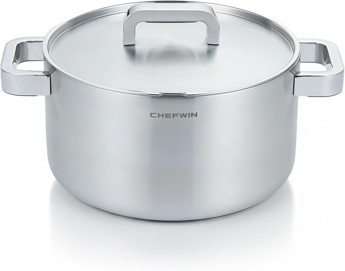 316 Stainless Steel 6 Quart Soup Pot by CHEFWIN