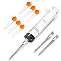 CloudHand Meat Turkey Pop Up Timer & Flavor Injector Set, Turkey Thermometer by CloudHand