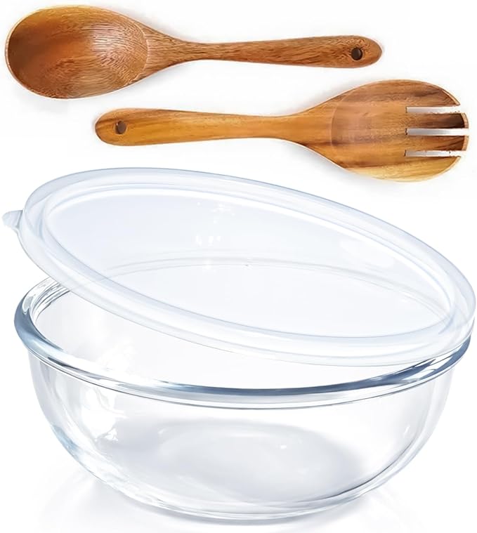 6.2Quart Large Glass Bowls by Ronanemon