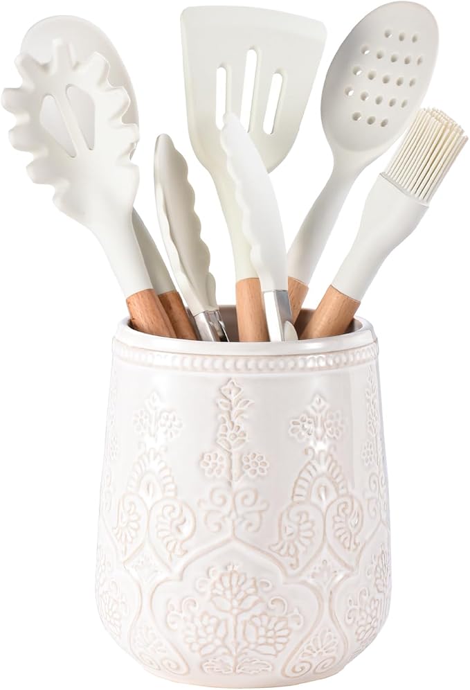 Utensil Holder, Large Kitchen Utensil Holder by Lunaicorn