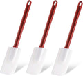 Silicone Rubber Spatula Set of 3, High Heat Commercial Spatula 16 Inch by Heffiso+Silicone+Utensils