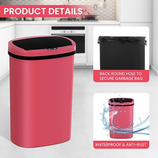 13 Gallon Trash Can | 50L Sensor Automatic Kitchen Trash Can - Image 6