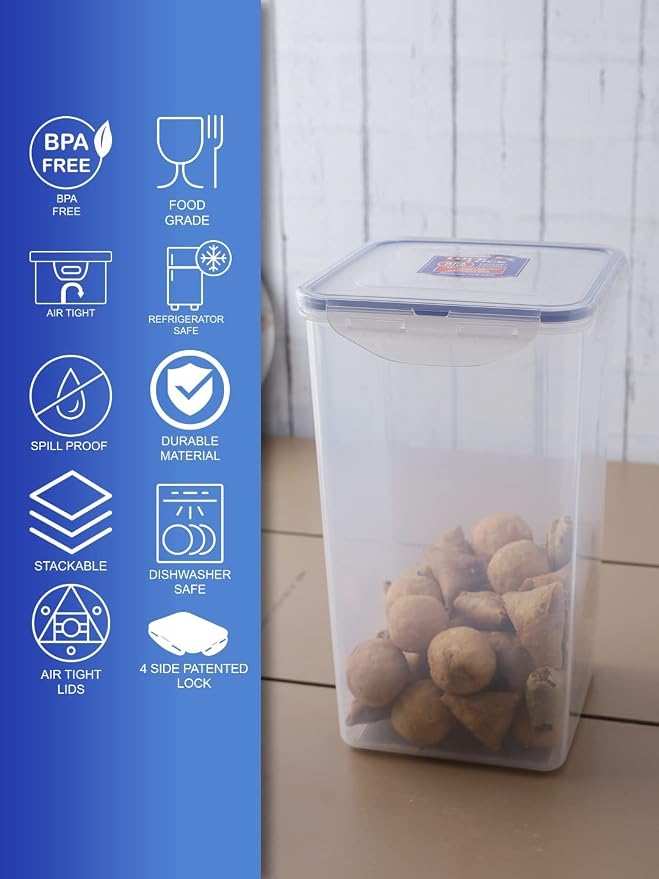 LOCK & LOCK Easy Essentials Food lids/Pantry Storage/Airtight containers - Image 12