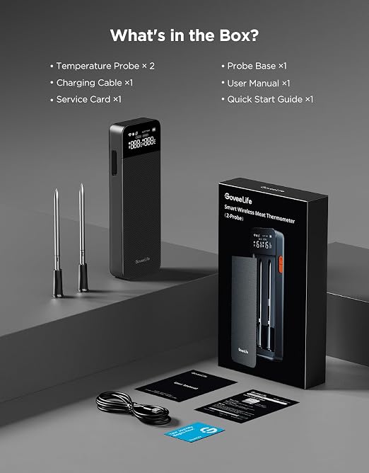 GoveeLife Smart Wireless Meat Thermometer 2 Probes - Image 9