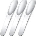 Pndeyo 3pcs Mini Stainless Steel Makeup Spatula, 2.75x0.45in Reusable Cosmetic by Pndeyo
