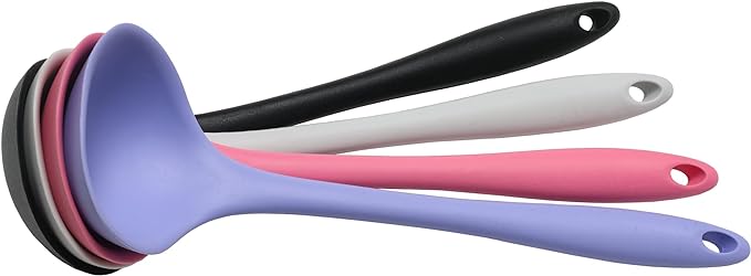 Chef Craft Premium Silicone Cooking Ladle, 11.25 inch - Image 3