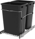 Rev-A-Shelf RV-18KD-18C S Double Pullout Trash Can by Rev-A-Shelf