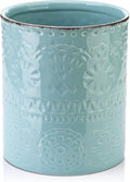DOWAN 7.2" Kitchen Utensil Holder, Extra Large Farmhouse Utensil Holders by DOWAN