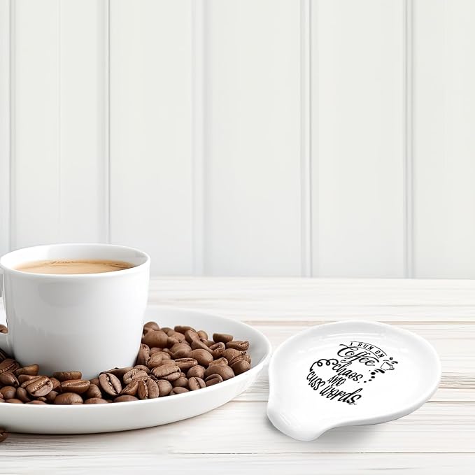 Funny Coffee Spoon Holder-Coffee Spoon Rest-Cafe Bar Station Accessories-I Run - Image 4