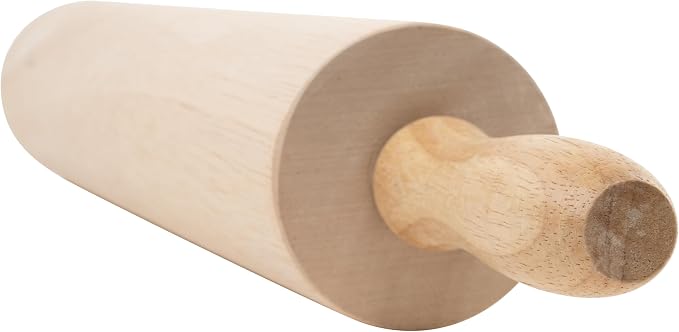 Winco Winware 15 Inch Wood Rolling Pin - Image 3