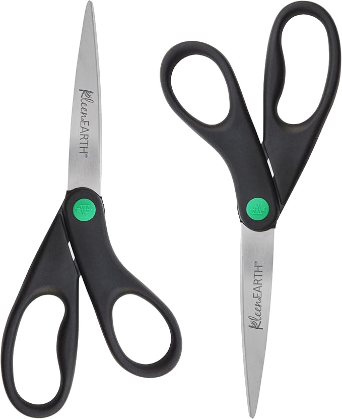 Westcott 15179 8-Inch KleenEarth Recycled Scissors by Westcott