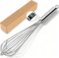 18/10 Stainless Steel Large Whisk, 15.5 inch Heavy Duty Long Whisk Suitable by LKEAKICN