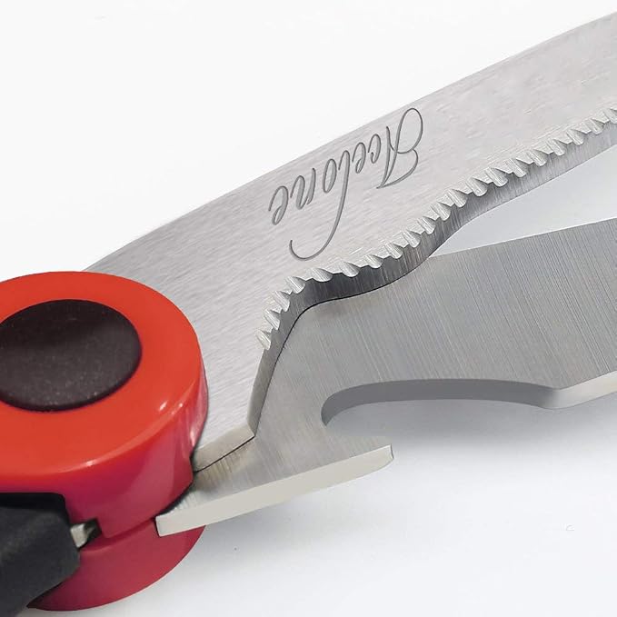 Kitchen Shears, Acelone Premium Heavy Duty Shears Ultra Sharp Stainless Steel - Image 4