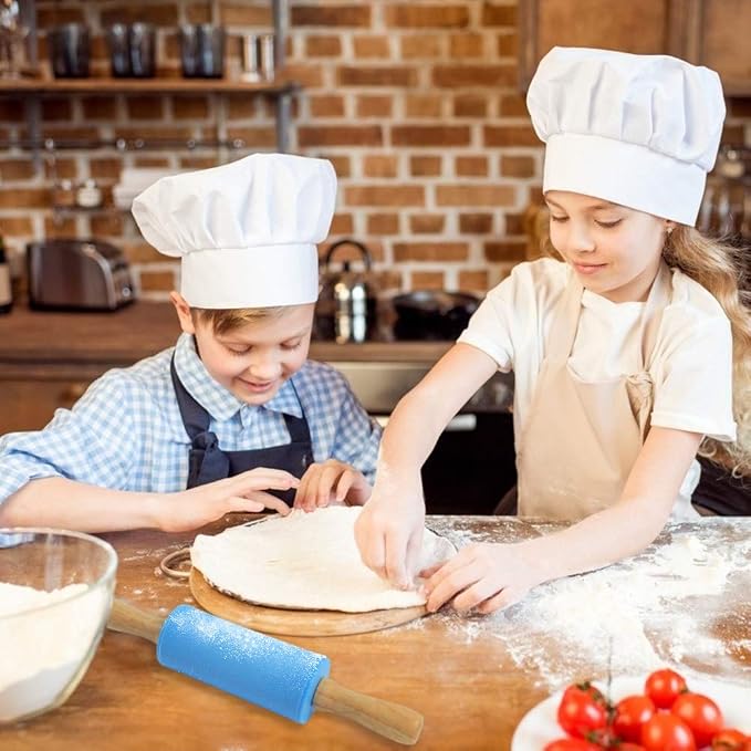 Koogel 2PCS Small Rolling Pin, 9 Inch Kids Rolling Pin - Image 4