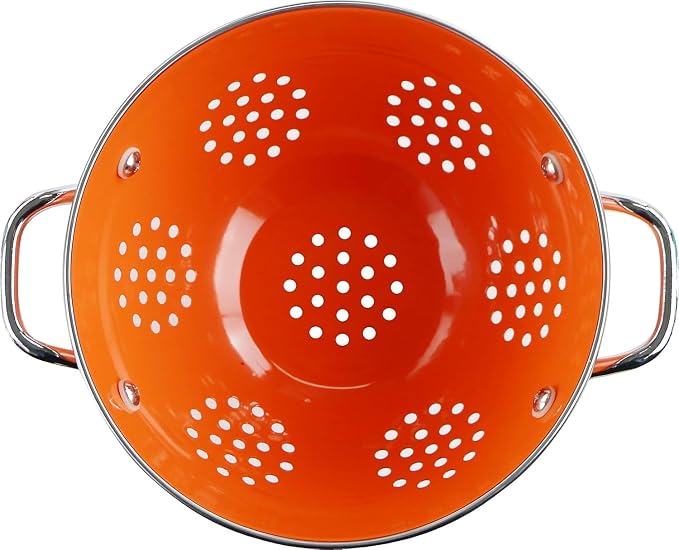 Calypso Basics by Reston Lloyd Powder Coated Enameled Colander, 1 Quart - Image 4