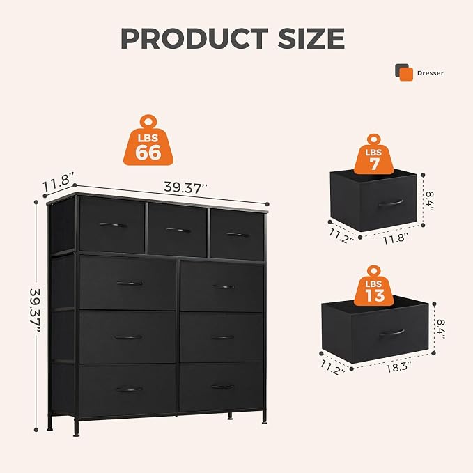 Sweetcrispy Dresser for Bedroom - Image 3