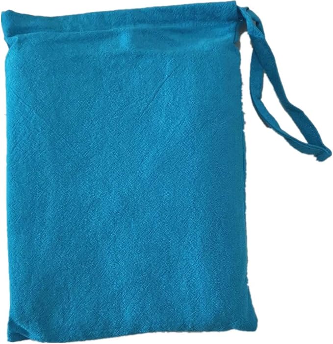 Cotton Linen Japanese Apron Halter Cross Back Bandage X Shape Aprons Two Pockets - Image 5