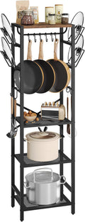 MAHANCRIS 4-Tier Pot Rack, Pots and Pans Organizer by MAHANCRIS