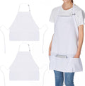 Jubatus 2 Pack 3 Pockets Adjustable Bib Apron Chef Kitchen Cooking Aprons by Jubatus