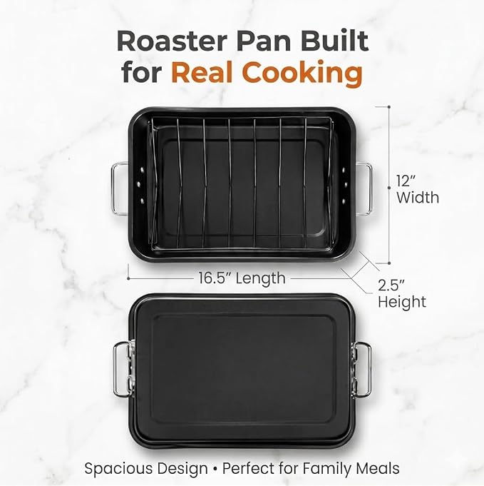 Moss & Stone 16.5” Roasting Pan - Image 2
