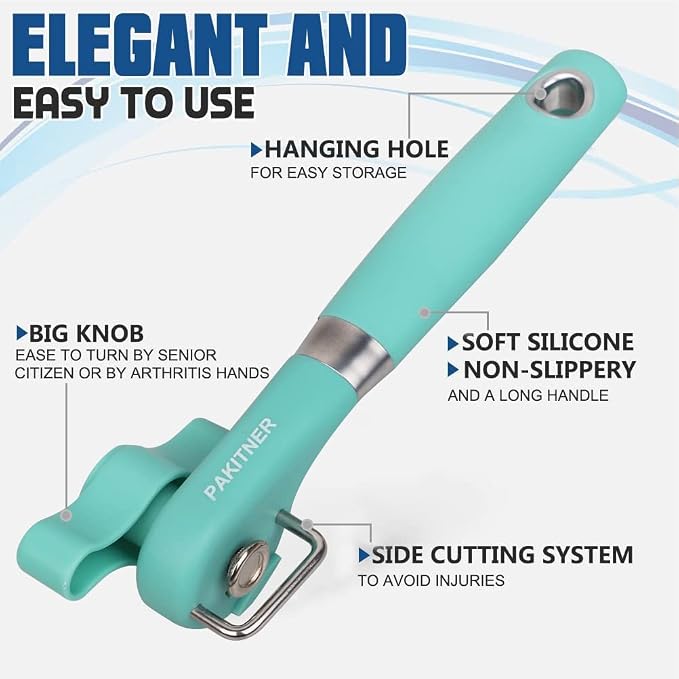 PAKITNER- Cut safe Manual can opener smooth edge - Image 2