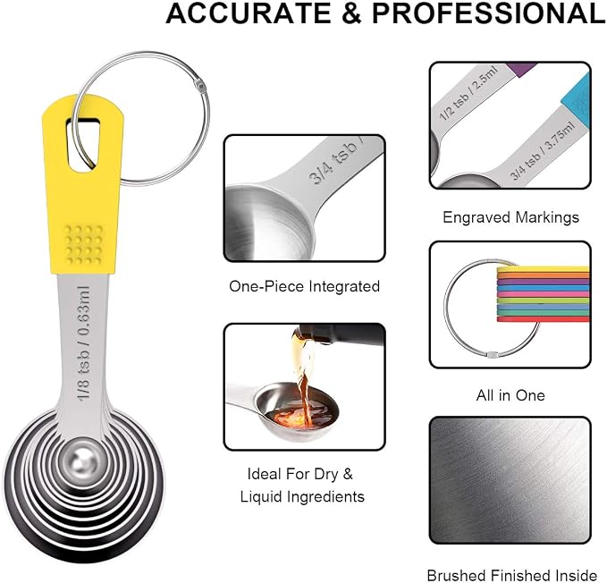 Wildone Measuring Cups & Spoons Set of 18 - Image 5