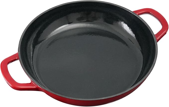 Flavehc Braiser Enameled Cast Iron Braiser 3 qt Braiser Pan - Image 6
