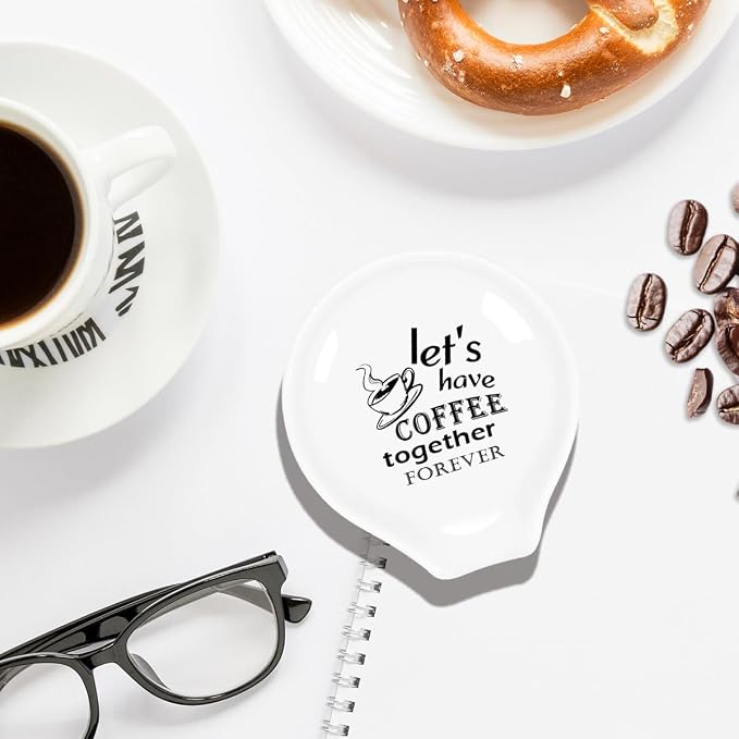 Funny Coffee Spoon Holder-Coffee Spoon Rest-Cafe Bar Station Accessories-Let's - Image 6