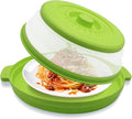 Microwave Splatter Cover 10.2 Inch, Collapsible Silicone Lid & Tray by Unknown