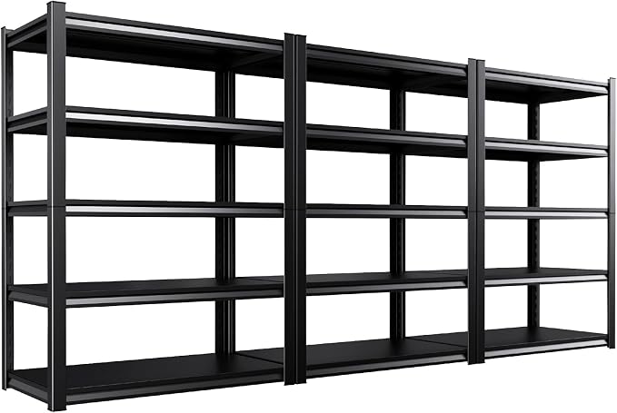 Set of 3 Garage Shelving by Unknown